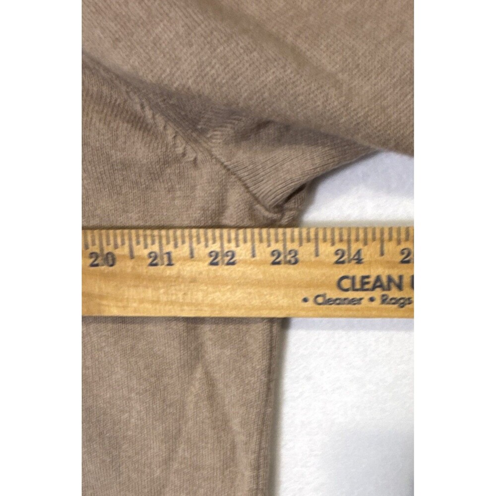 Old Navy Men's Sz XL Brown Knit Crewneck Sweater Cotton/Cashmere Classic Preppy - Picture 6 of 8